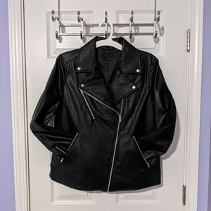 NWOT Uniqlo imitation leather jacket